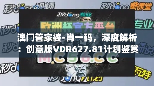 澳门管家婆-肖一码,深度解析:创意版VDR627.81计划鉴赏