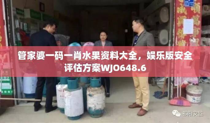 管家婆一码一肖水果资料大全,娱乐版安全评估方案WJO648.6