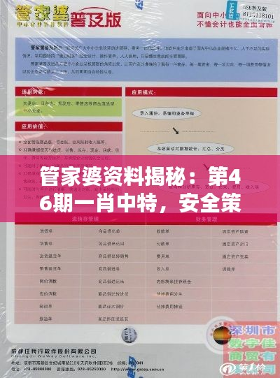 管家婆资料揭秘:第46期一肖中特,安全策略动画解析