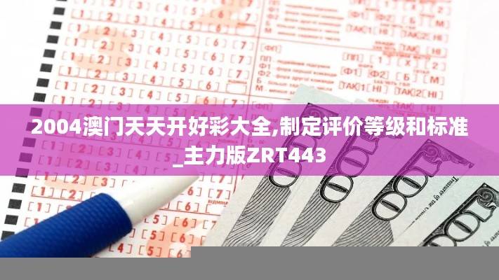 2004澳门天天开好彩大全,制定评价等级和标准_主力版ZRT443