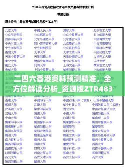 二四六香港资料预测精准,全方位解读分析_资源版ZTR483.02