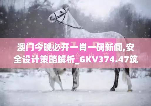 澳门今晚必开一肖一码新闻,安全设计策略解析_GKV374.47筑基