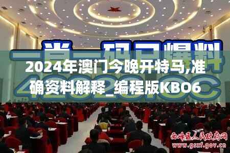 2024年澳门今晚开特马,准确资料解释_编程版KBO650.57