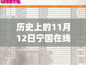 历史上的宁国在线最新招聘岗位深度解析与介绍,11月12日岗位速递