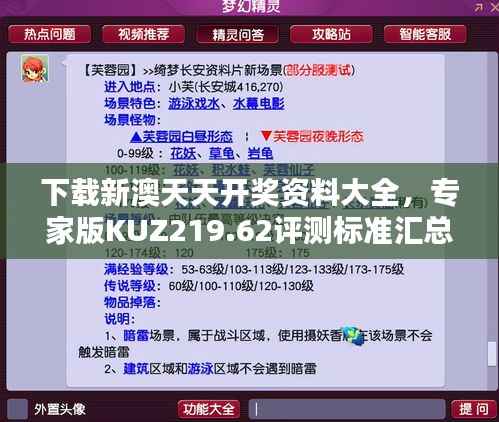 下载新澳天天开奖资料大全,专家版KUZ219.62评测标准汇总