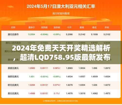 2024年免费天天开奖精选解析,超清LQD758.95版最新发布