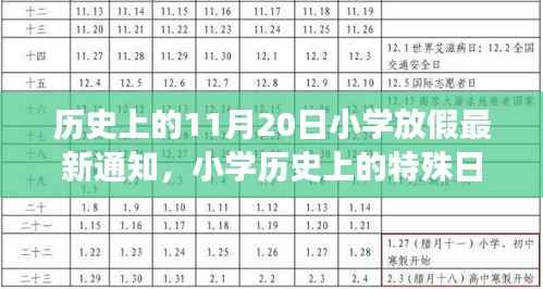 纪念特殊日子,揭秘历史上的11月20日小学意外放假通知事件