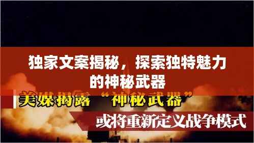 独家文案揭秘,探索独特魅力的神秘武器