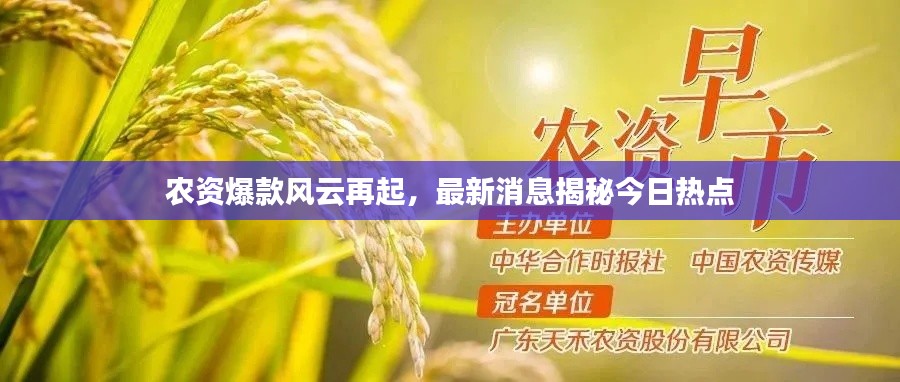 农资爆款风云再起，最新消息揭秘今日热点